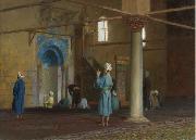 Jean Leon Gerome Priere dans la mosquee oil painting